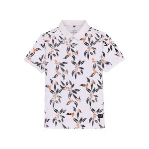 Status Quo Kids All Over Printed Polo T-Shirt
