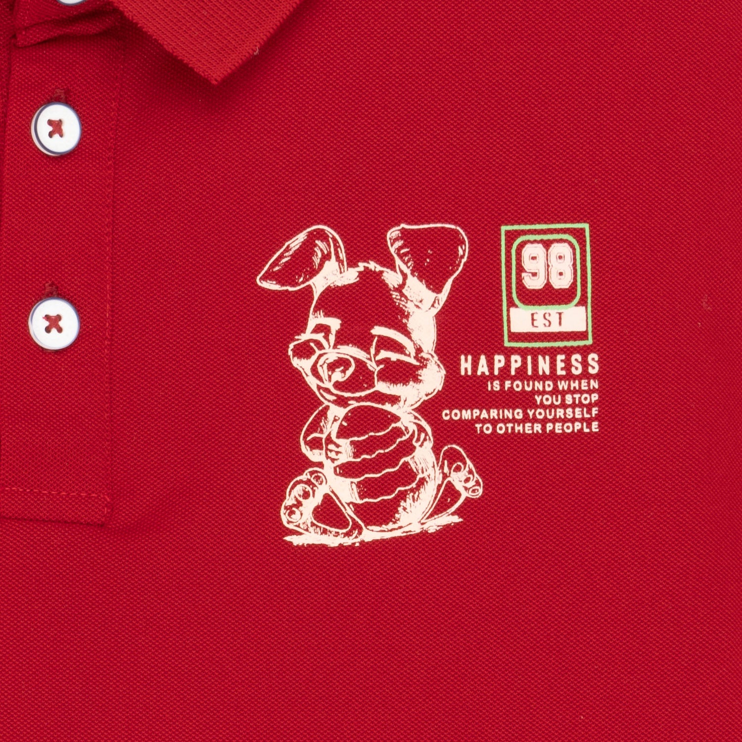 Status Quo Kids Back Printed Polo T-Shirt