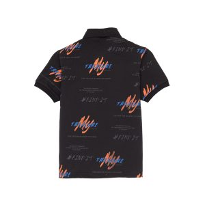 Status Quo Kids All Over Printed Polo T-Shirt