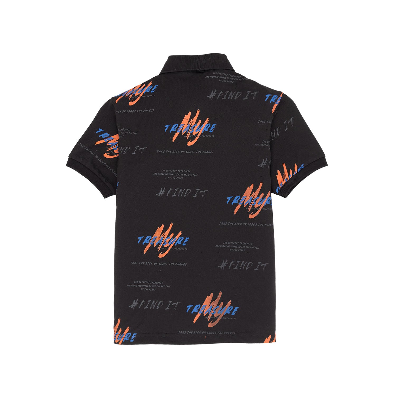 Status Quo Kids All Over Printed Polo T-Shirt