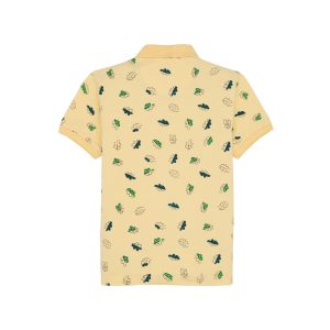 Status Quo Status Quo Boys All-Over Abstract Printed Polo Collar Tshirt