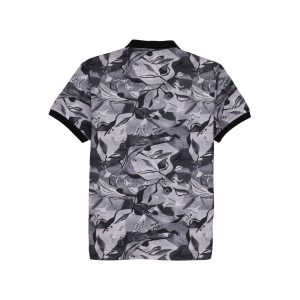 Status Quo Boys Abstract Print Polo Collar Half Sleeves Regular Fit Tshirt