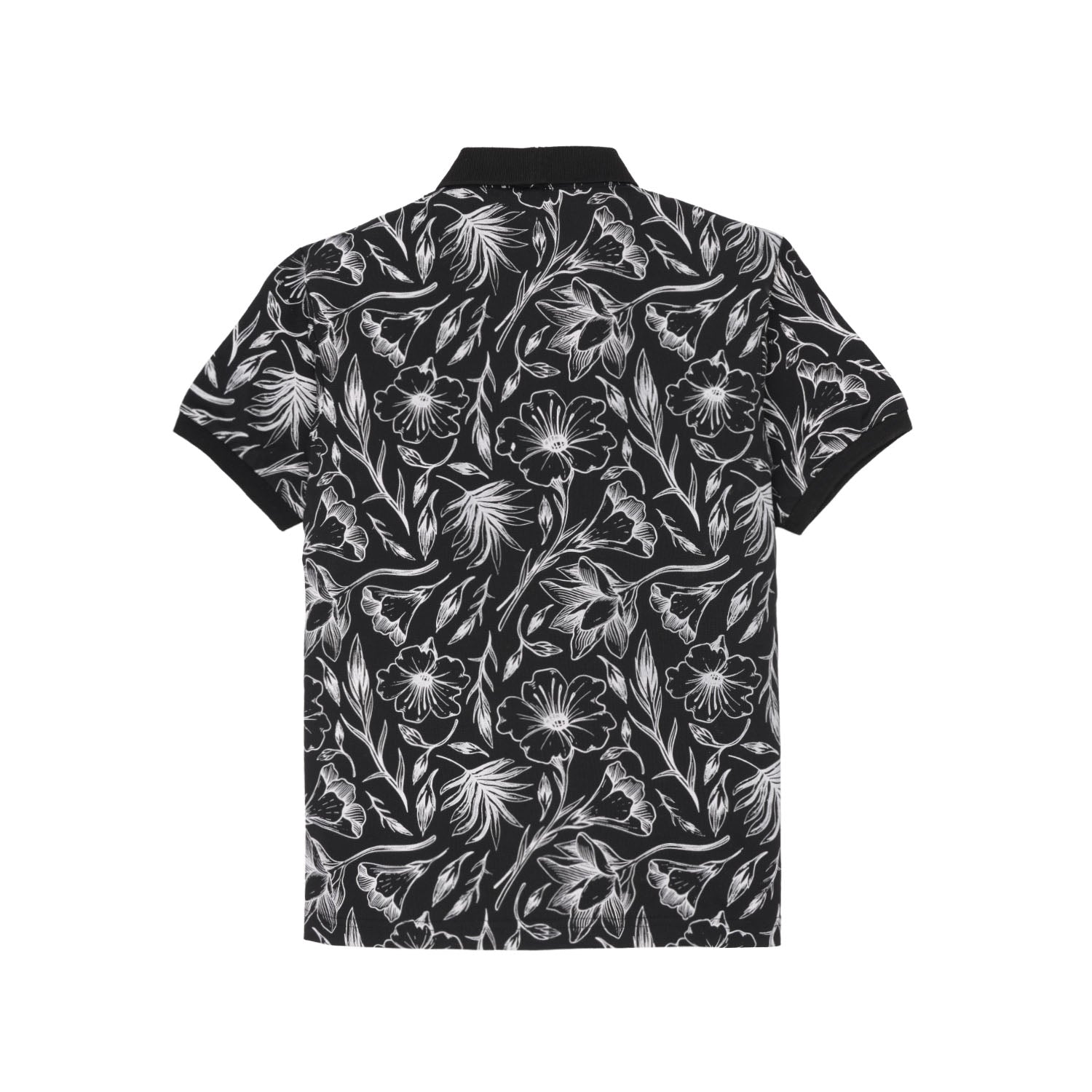 Status Quo Boys Graphic Print Polo Collar Half Sleeves Regular Fit Tshirt