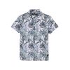 Status Quo Boys Abstract Print Polo Collar Half Sleeves Regular Fit Tshirt