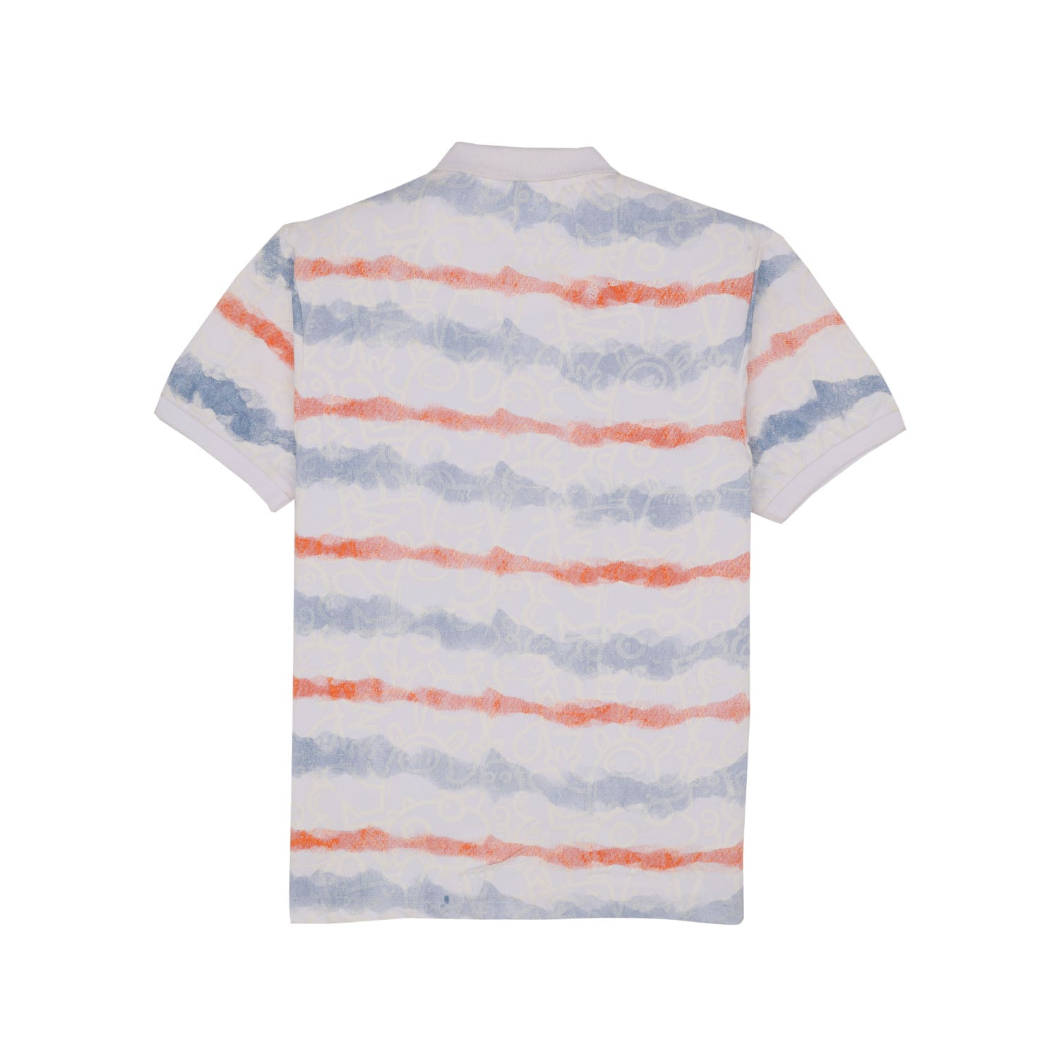 Status Quo Boys Printed Polo Collar Half Sleeves Regular Fit Tshirt