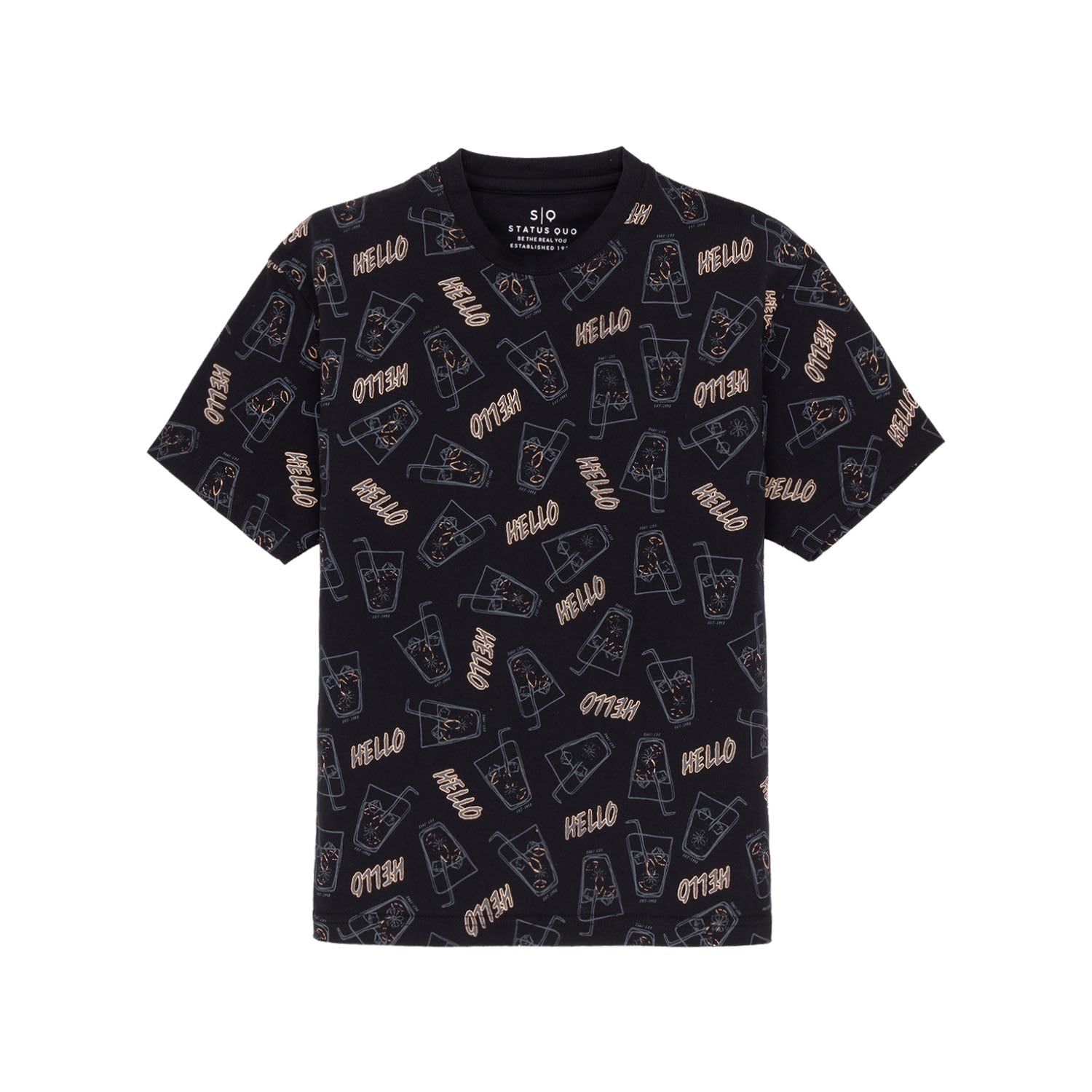 Status Quo Boys All Over Printed Cord Sets