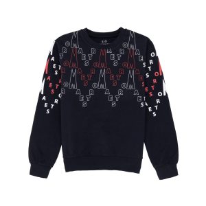 Status Quo Boy'S Printed Regular Fit Lightweight Sweatshirt