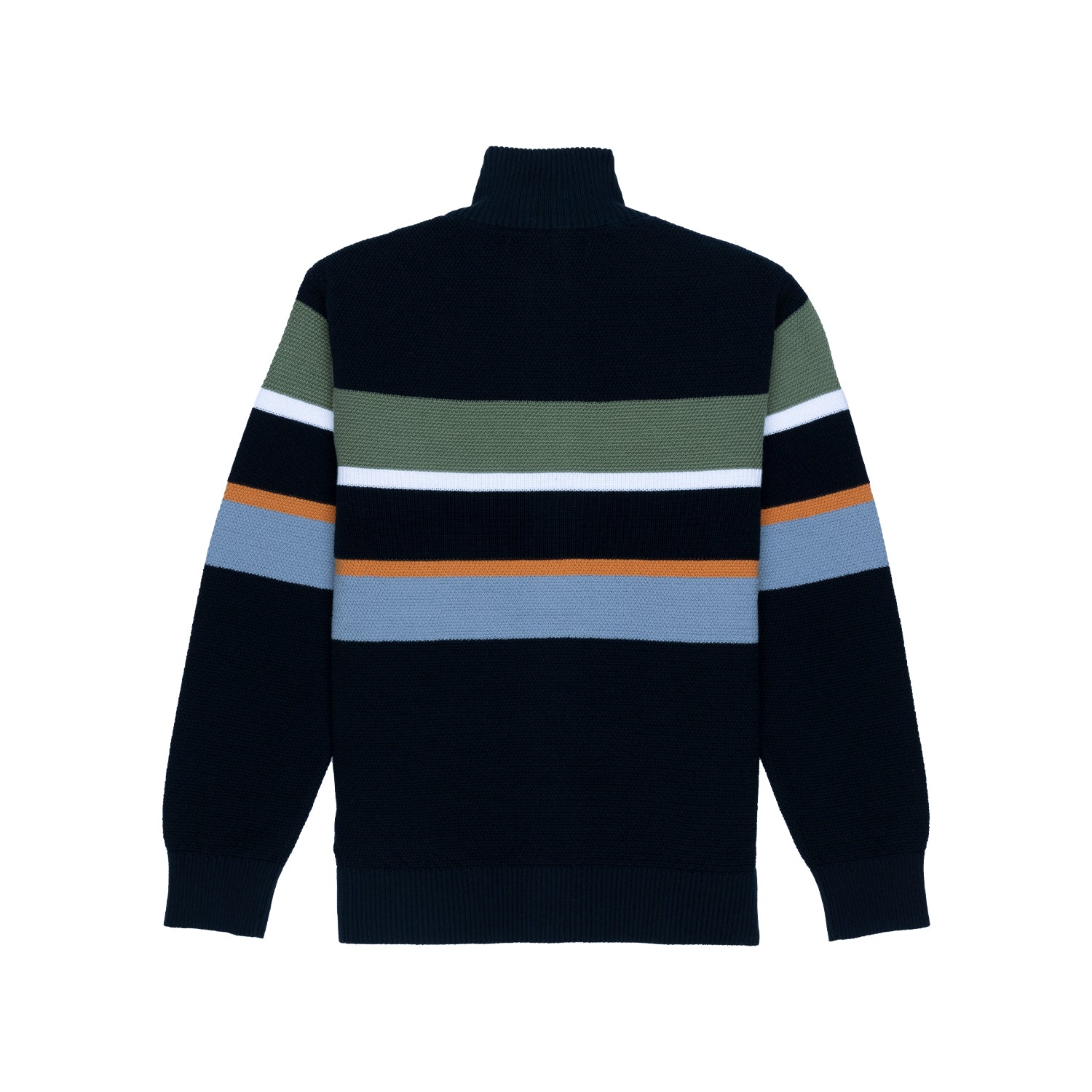 Boys Striped High Neck Sweater