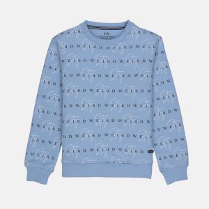 Boys All Over Printed Round Neck Sweatshirt