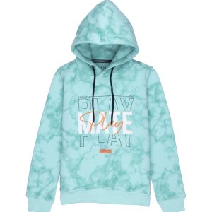 Boys All Over Printed Hooded Sweatshirt