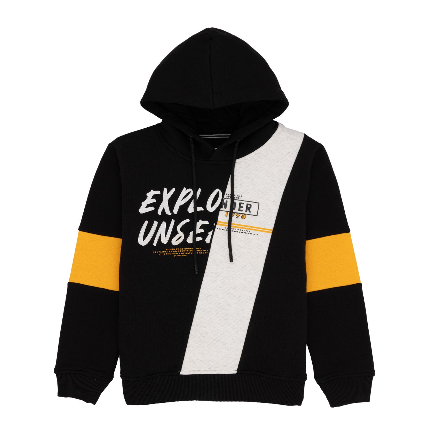 Status Quo Boy'S Mix & Match Hooded Sweatshirt