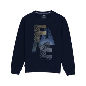 Boys Printed Round Neck Sweatshirt