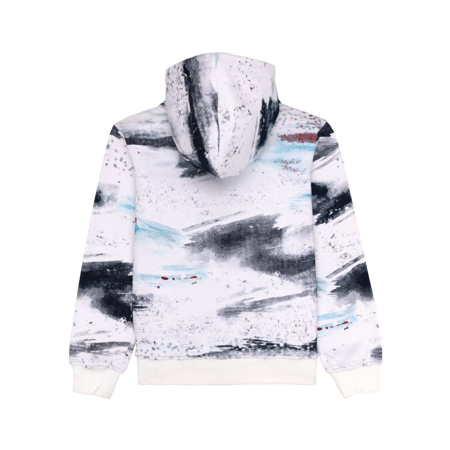 Boys All Over Printed Hooded Sweatshirt
