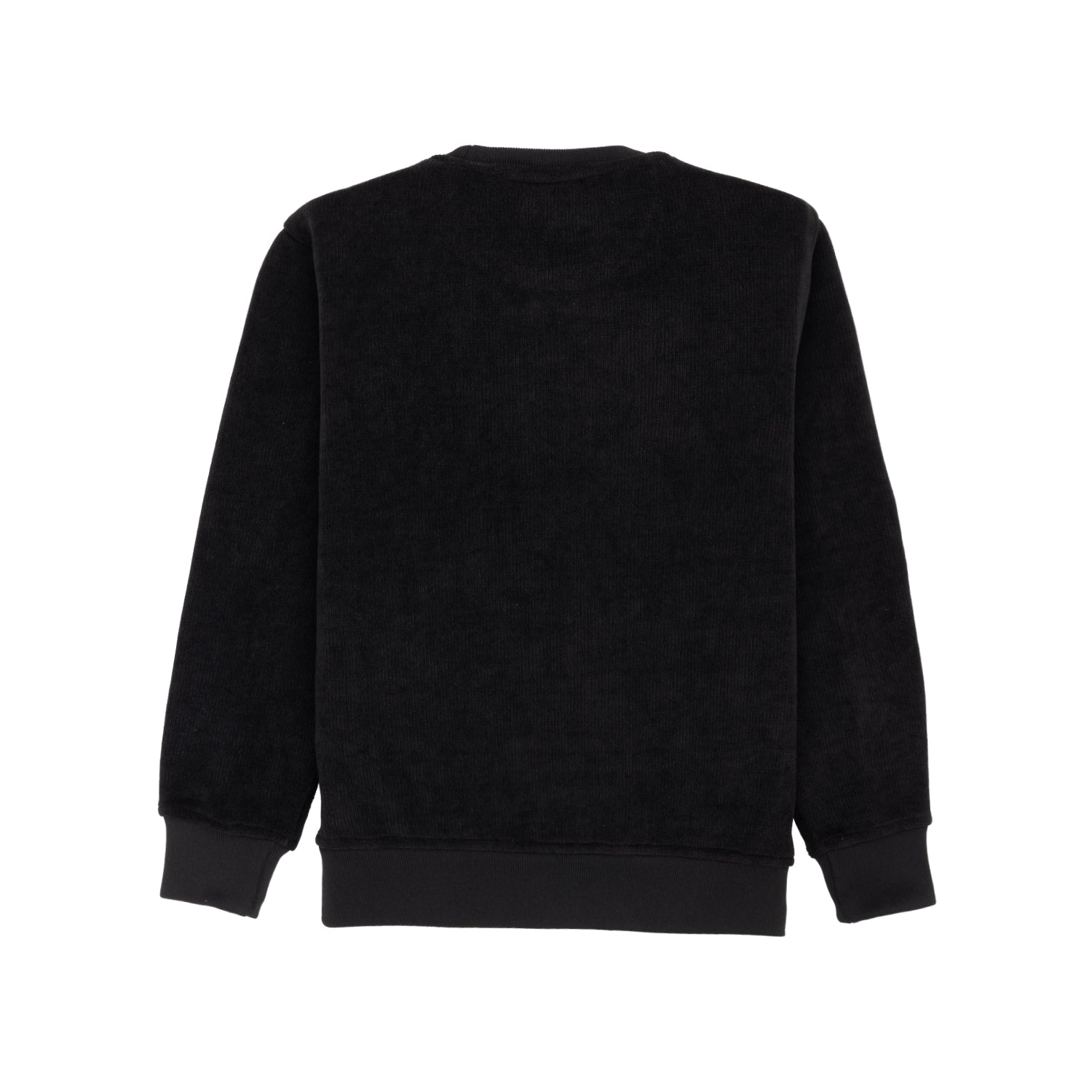 Status Quo Boys Structured Chest Typography Print Round Neck Fleece Full Sleeve Sweatshirt