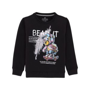 Status Quo Boys Front Graphic Print Fleece Full Sleeve Sweatshirt