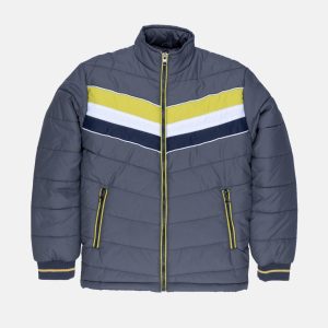 Boys Colour Blocking Hooded Jacket