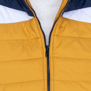 Boys Colour Blocking High Neck Sleeveless Jacket