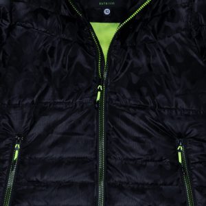Boys Quilted Hooded Jacket