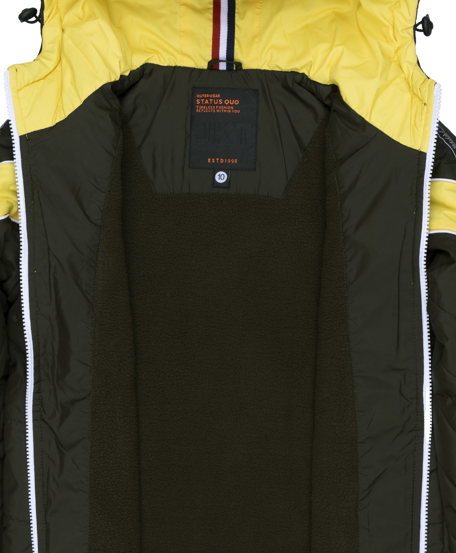 Boys Colour Blocking Hooded Jacket