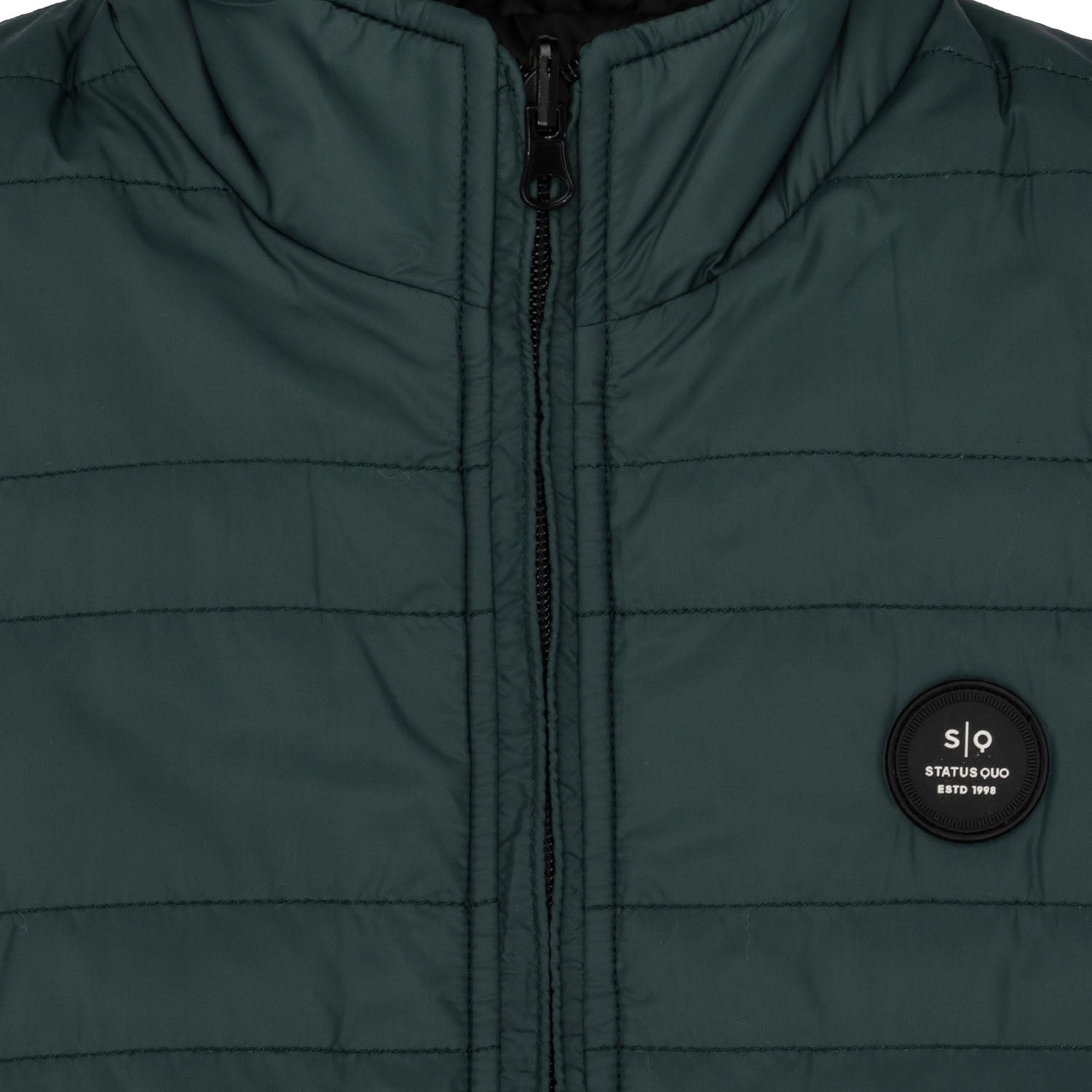Status Quo Boys Solid High Neck Jacket