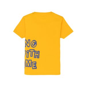 Status Quo Boys Printed Round Neck T-Shirt