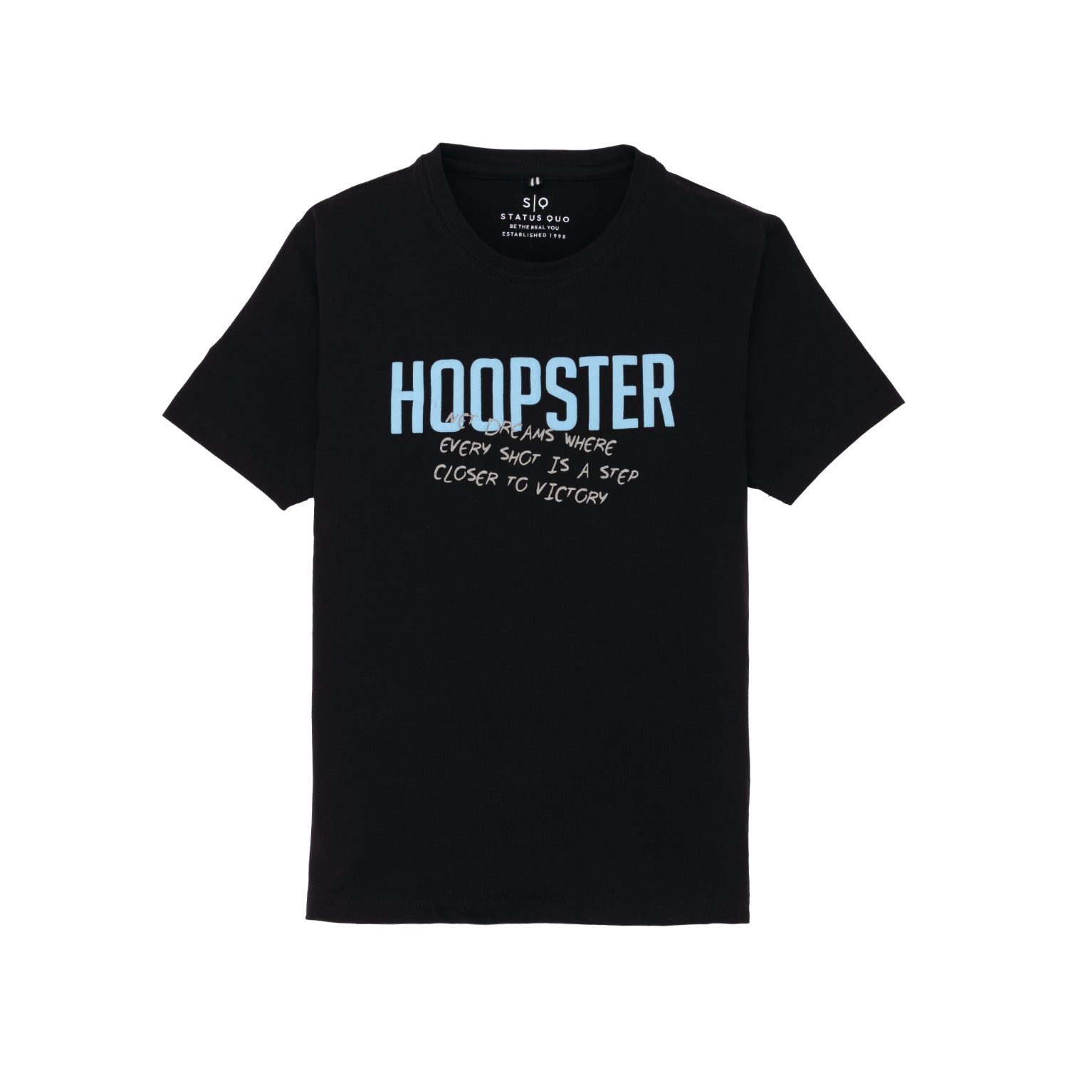 Status Quo Boys Printed Round Neck T-Shirt