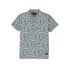Status Quo Boys Geometric Print Henley Neck Half Sleeves Regular Fit Tshirt