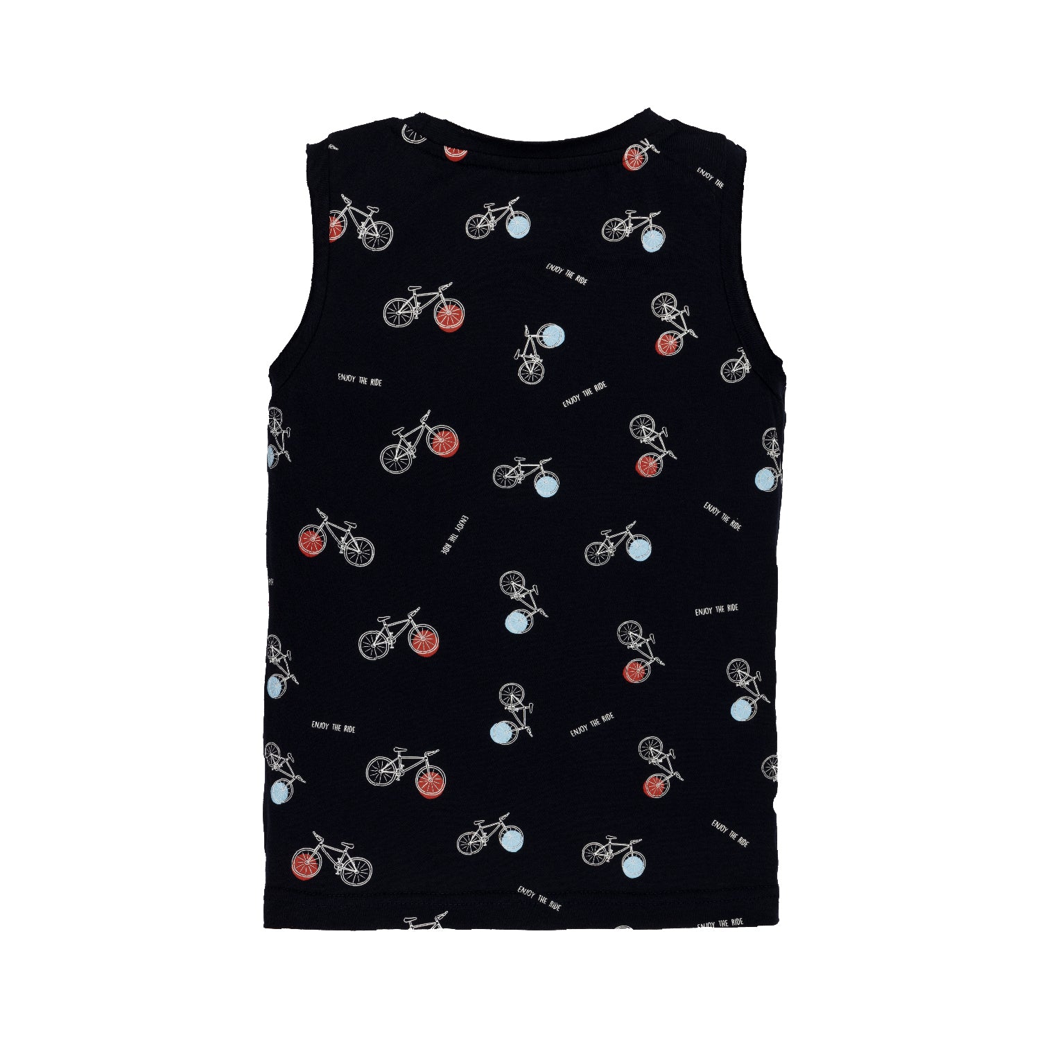 Boys All Over Printed Sleeveless T-Shirt