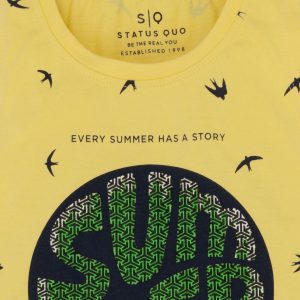 Boys All Over Printed Sleeveless T-Shirt