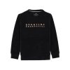 Status Quo Chest Typography Printed Full Sleeves Round Neck Lighweight Sweatshirt