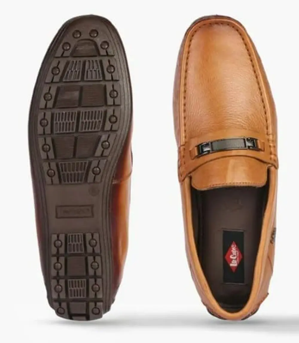 Lee Cooper Mens Leather Regular Slipon Mens Loafers Loafer
