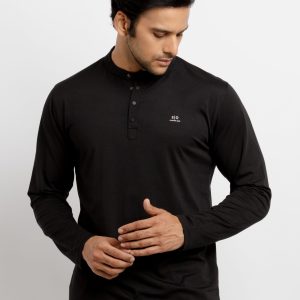 Mens Solid Regular Fit Polo