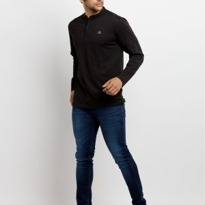 Mens Solid Regular Fit Polo