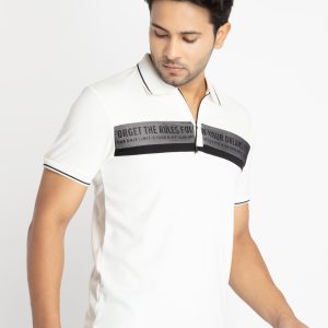 Status Quo Mens Front Printed Polo T-Shirt