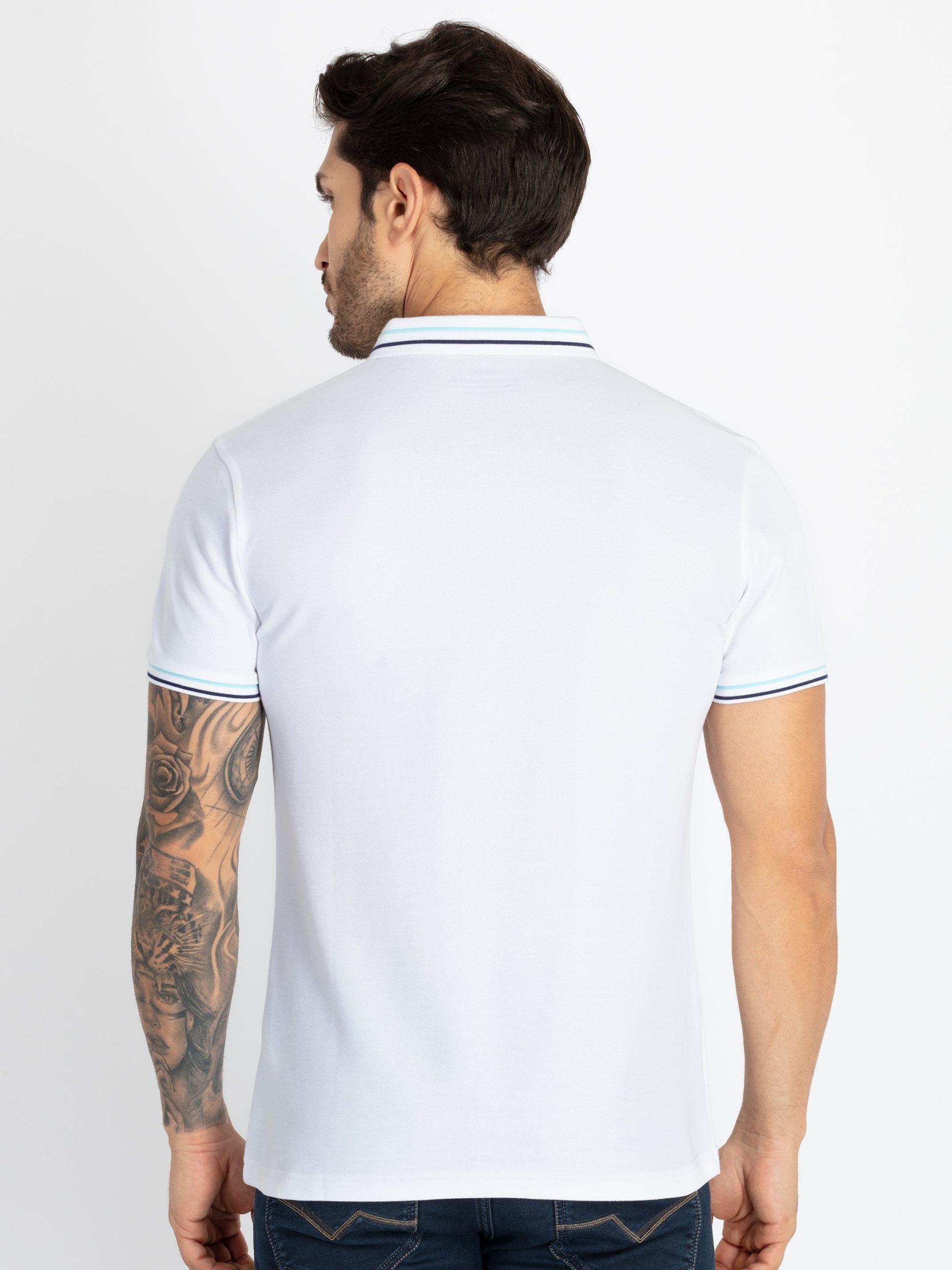 Mens Solid Polo T-Shirt