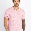 Status Quo Men'S New Basic Solid Slim Fit Tshirt With Tipping Collar