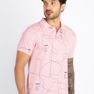 Status Quo Men'S New Basic Solid Slim Fit Tshirt With Tipping Collar