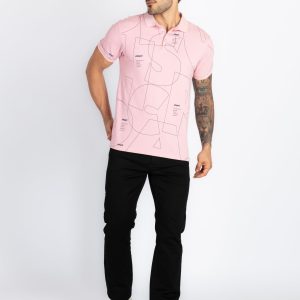 Status Quo Men'S New Basic Solid Slim Fit Tshirt With Tipping Collar
