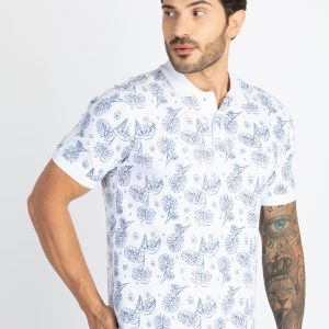 Status Quo Mens All Over Printed Polo T-Shirt
