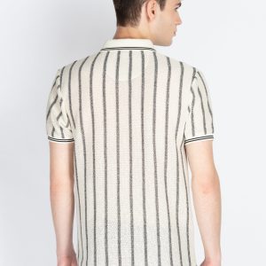 Mens Striped Polo T-Shirt