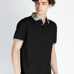 Mens Solid Regular Fit Polo T-Shirt