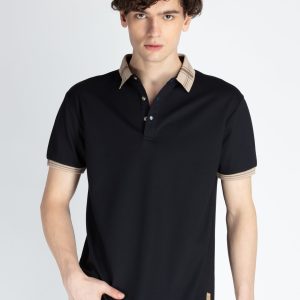 Mens Solid Regular Fit Polo T-Shirt