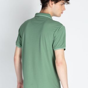 Mens Solid Regular Fit Polo T-Shirt