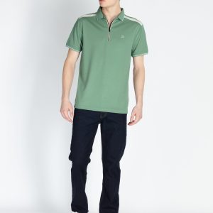 Mens Solid Regular Fit Polo T-Shirt