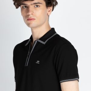 Mens Solid Regular Fit Polo T-Shirt