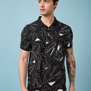 Status Quo Men'S Printed Regular Fit Tshirts
