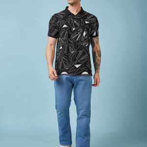 Status Quo Men'S Printed Regular Fit Tshirts