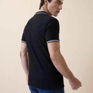 Status Quo Mens Solid Polo Collar Half Sleeves Regular Fit Tshirt
