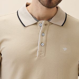 Status Quo Status Quo Men'S Solid Polo Collar Half Sleeves Regular Fit Tshirt