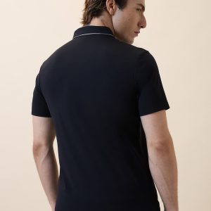 Status Quo Men'S Premium Solid Polo Collar Half Sleeves Regular Fit T-Shirt